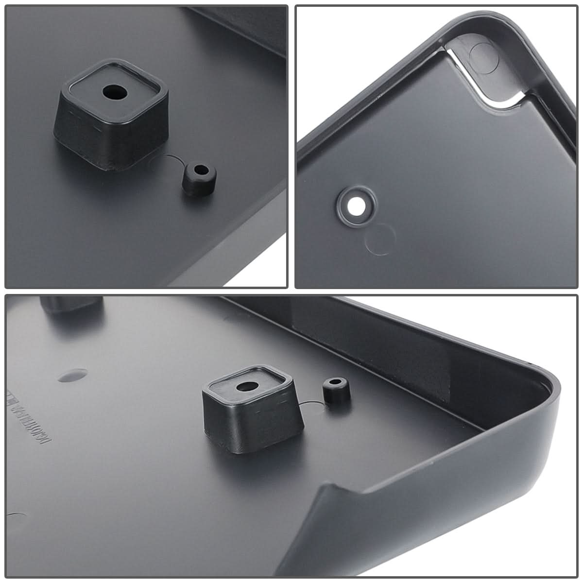 11-19 Dodge Journey Front License Plate Mounting Bracket - Black