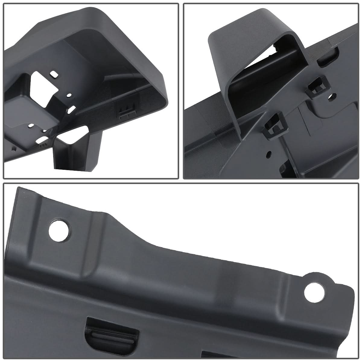 2007-2016 Jeep Wrangler Rear License Plate Mounting Bracket - Black