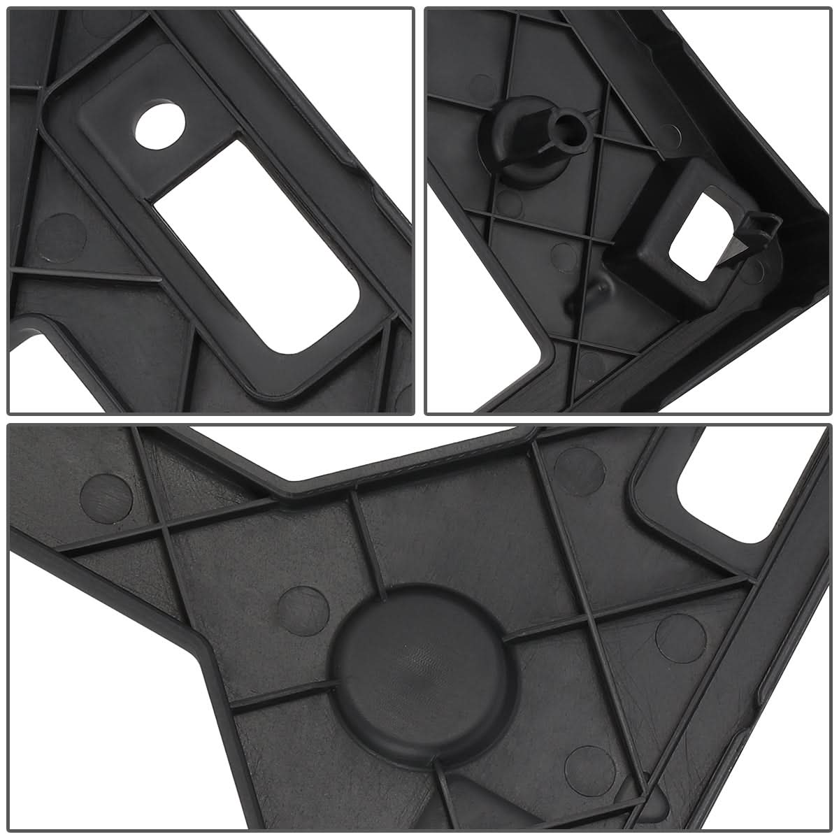 2019-2020 Lexus ES350 Front License Plate Mounting Bracket Black