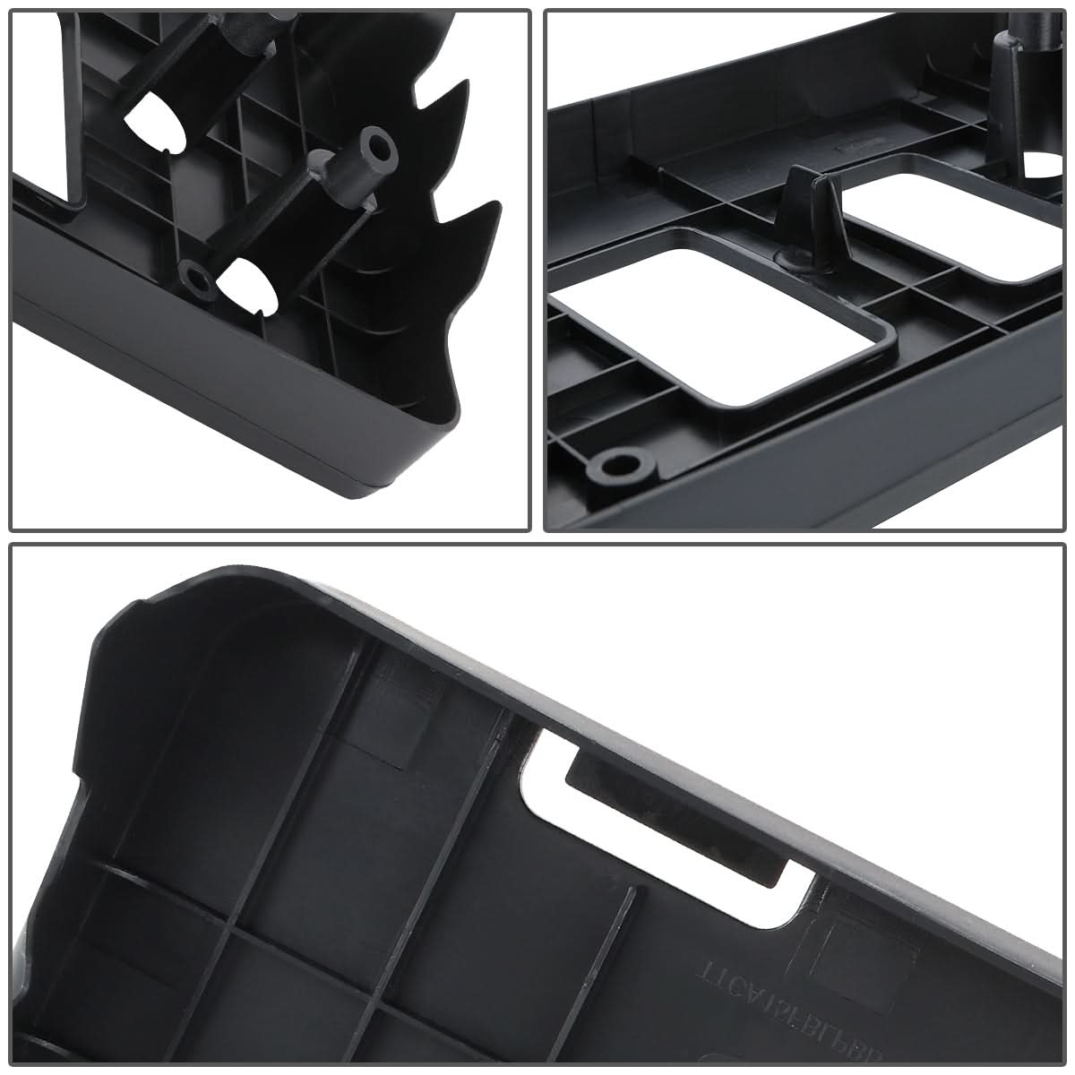 15-17 Toyota Camry Front License Plate Mounting Bracket - Black