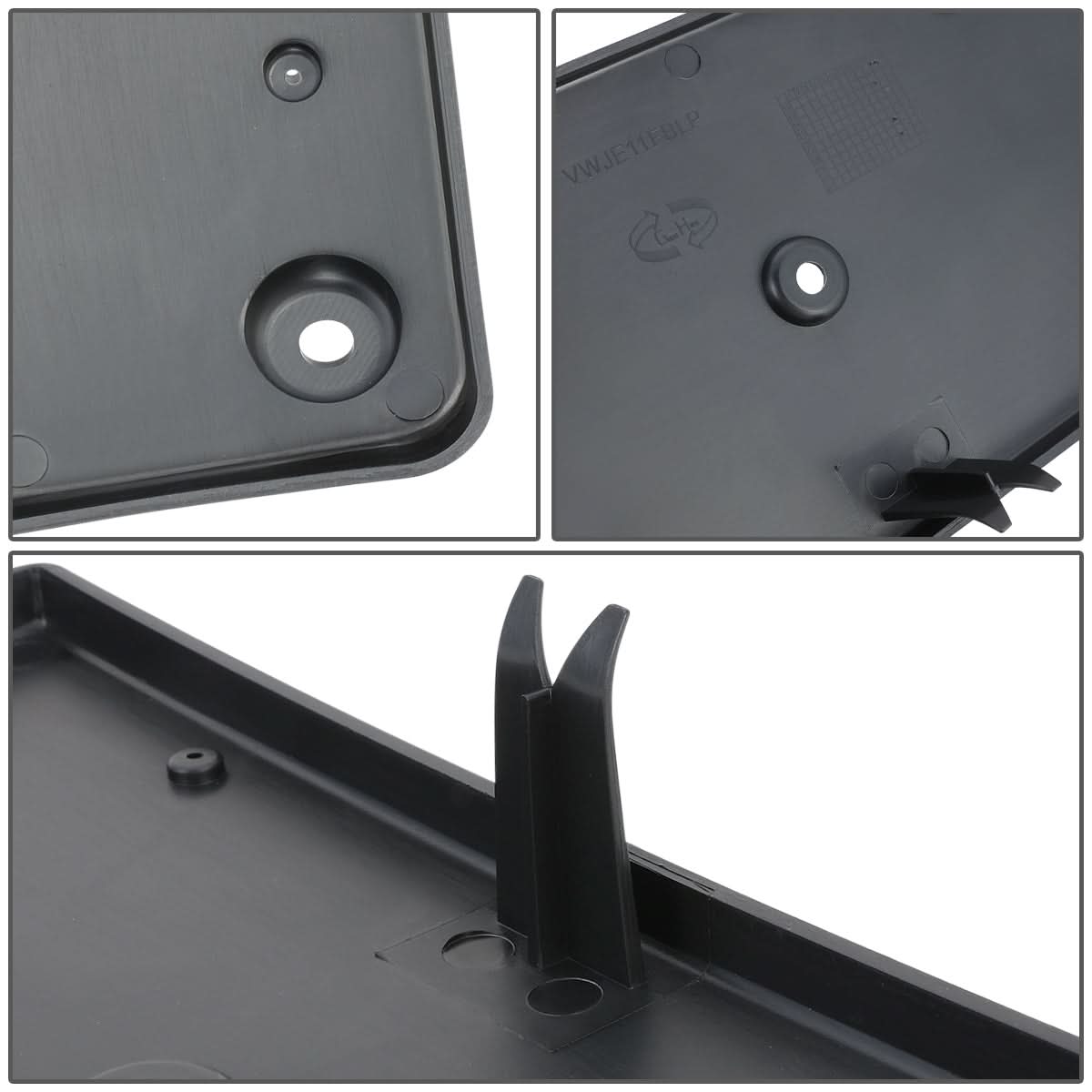 11-14 Volkswagen Jetta Front License Plate Mounting Bracket