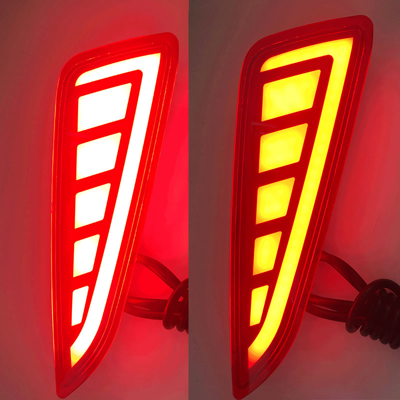 2018-2022 Toyota C-HR V2 Style Red Lens 2PCS Brake Tail Lights Lamps