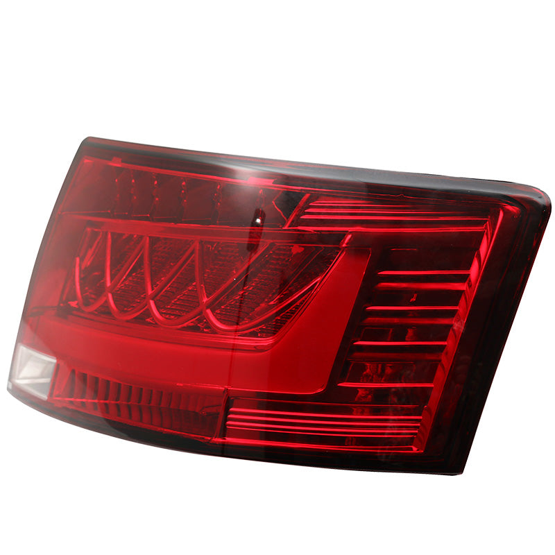 Fits 05-08 Audi A6 S6 Rear Tail Light Lamp Housing Red Clear Lens Pair