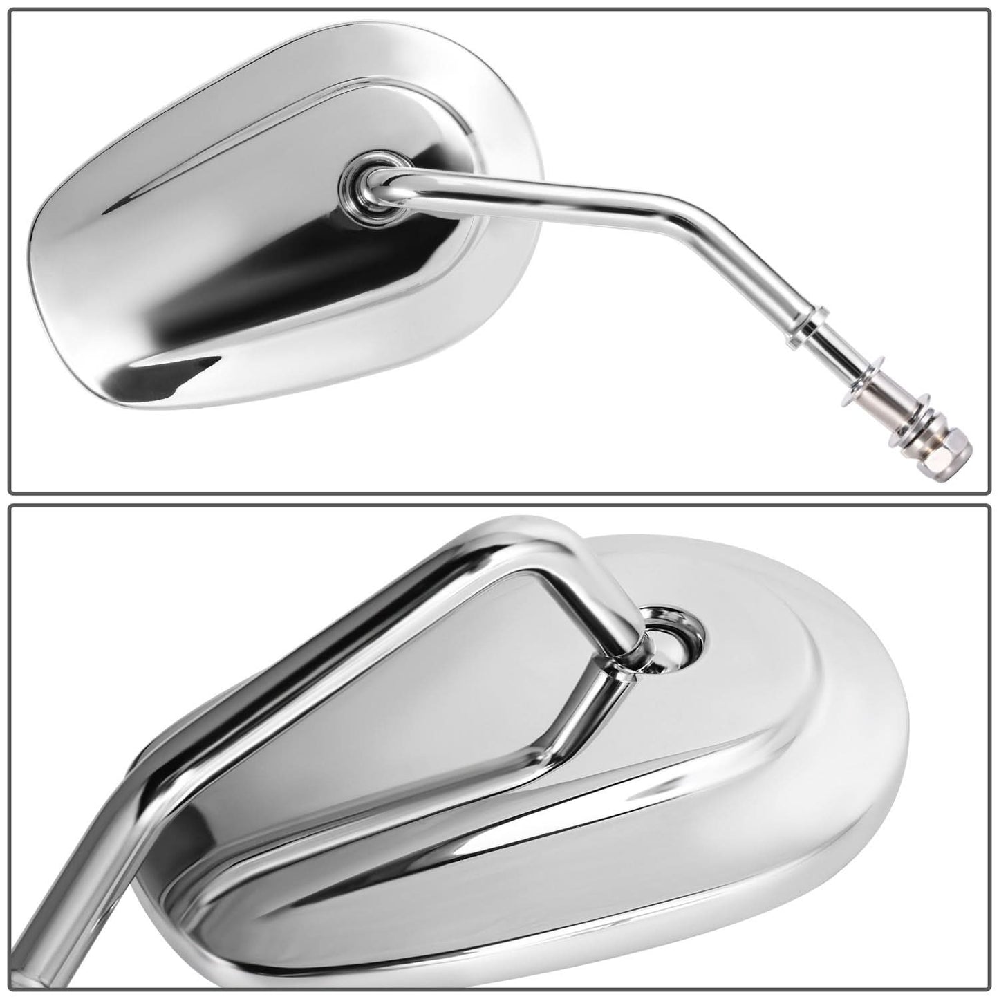 Universal Motorcycle Chrome Rearview Mirror