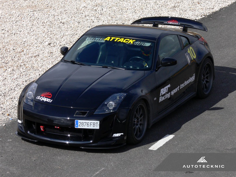 AutoTecknic Carbon Fiber Air Duct - Nissan 350Z 03-06 (VQ35DE)