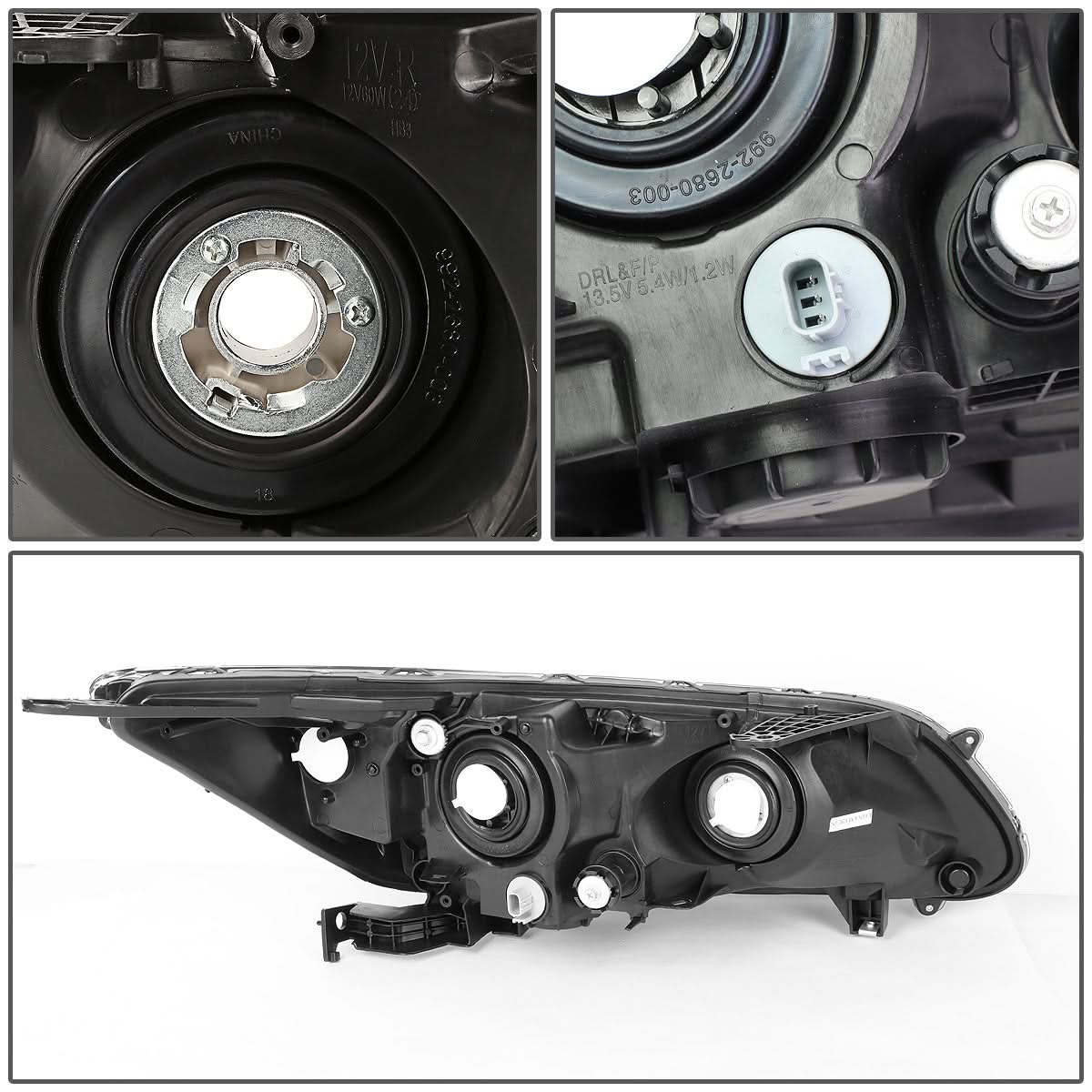 2013-2015 Honda Accord OE Style Left Headlight w/ LED DRL
