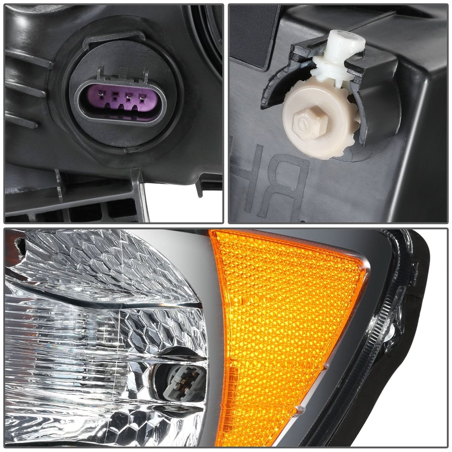 2012-2016 Chevrolet Sonic OE Style Chrome Bezel Headlight - Left Side