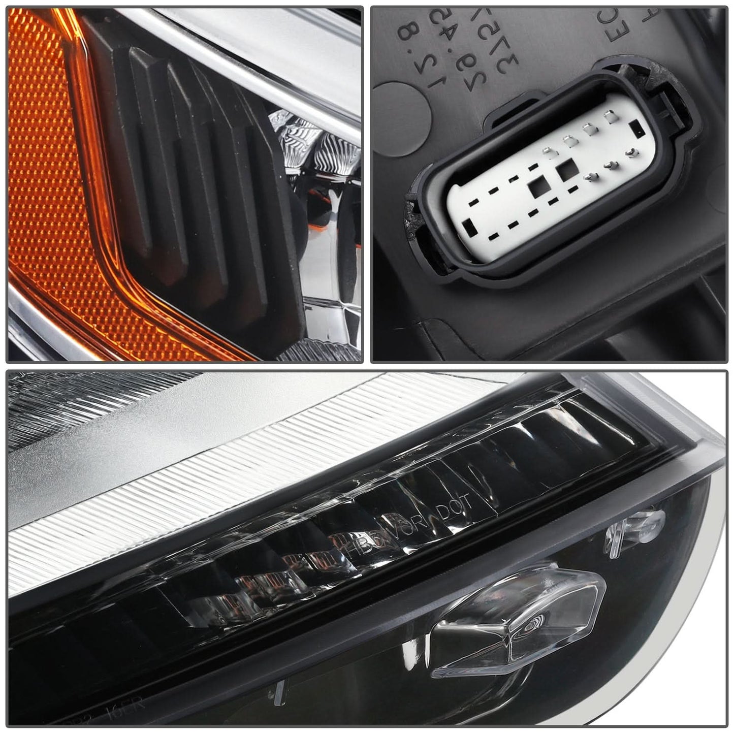 2016-2018 Ford Explorer OE Style LED DRL Headlight - Right Side
