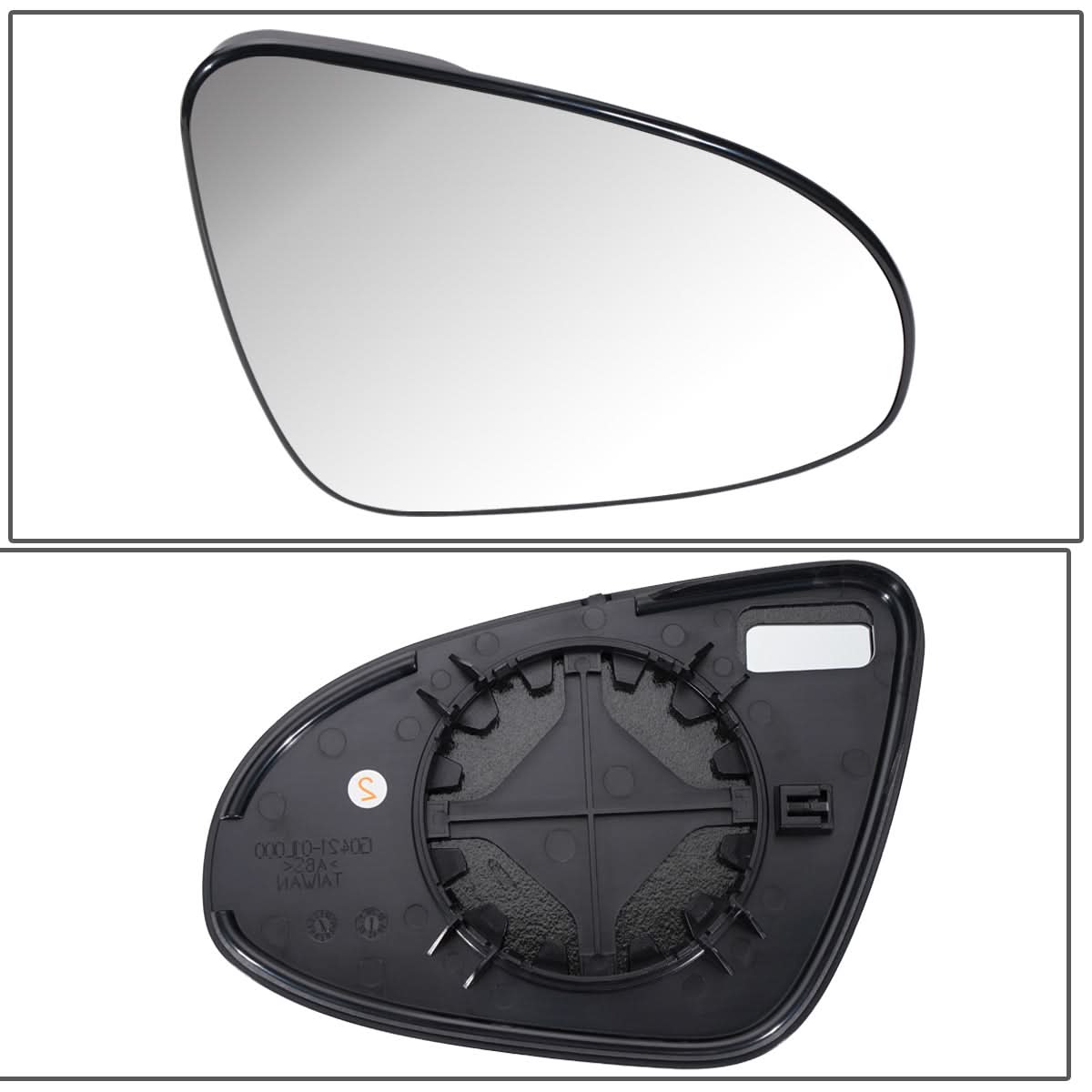 2014-2016 Toyota Corolla OE Style Mirror Glass Lens - Right Side