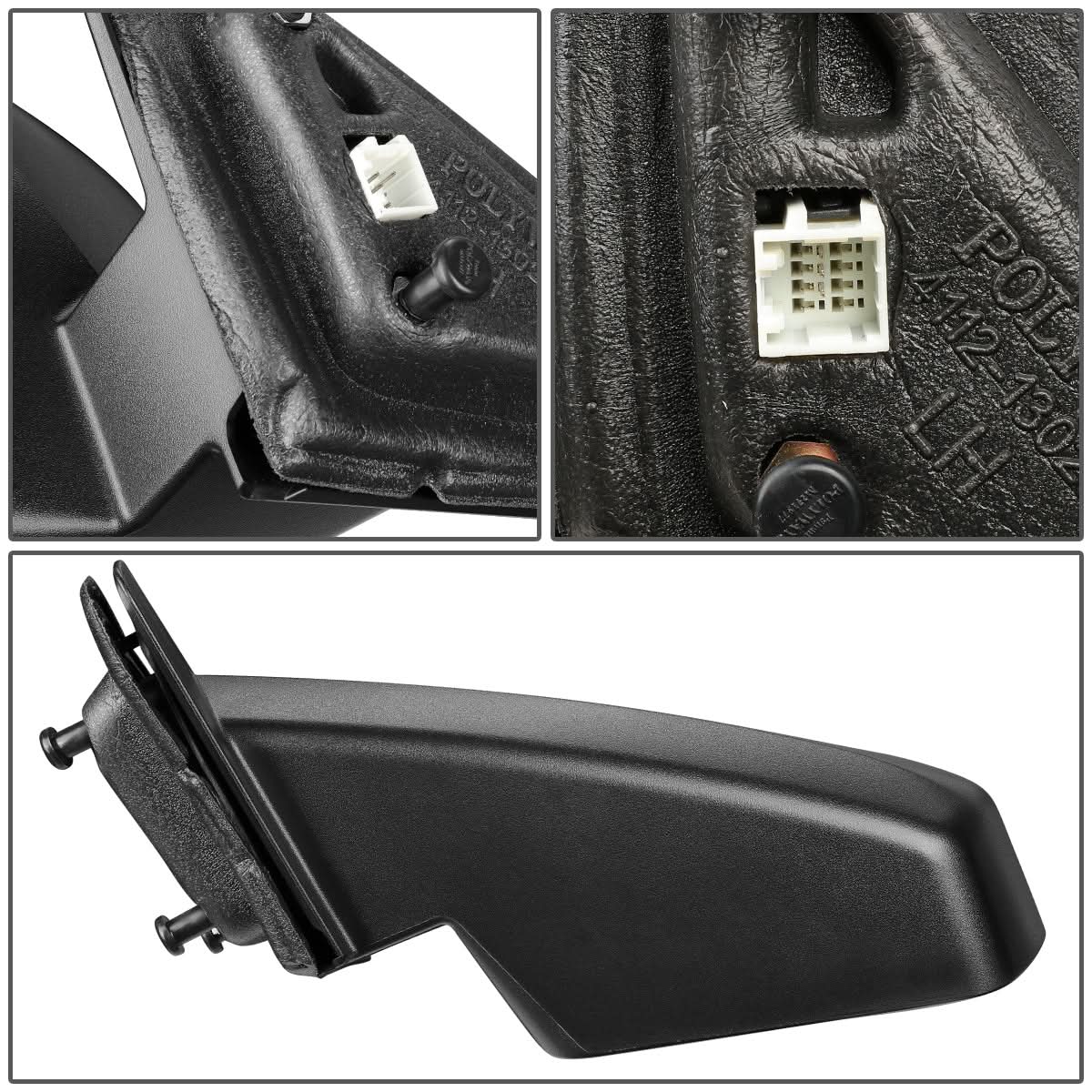 2008-2014 Dodge Avenger OEM Powered Side Mirror - Left Textured