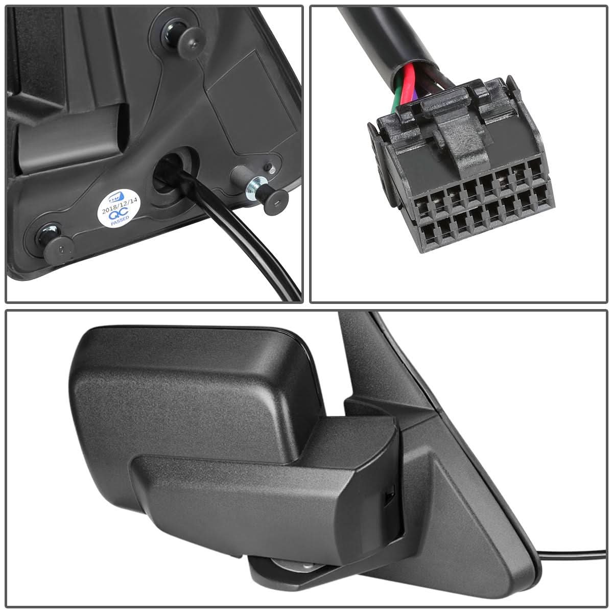 06-10 Jeep Commander OEM Style Powered Heated Side Mirror
