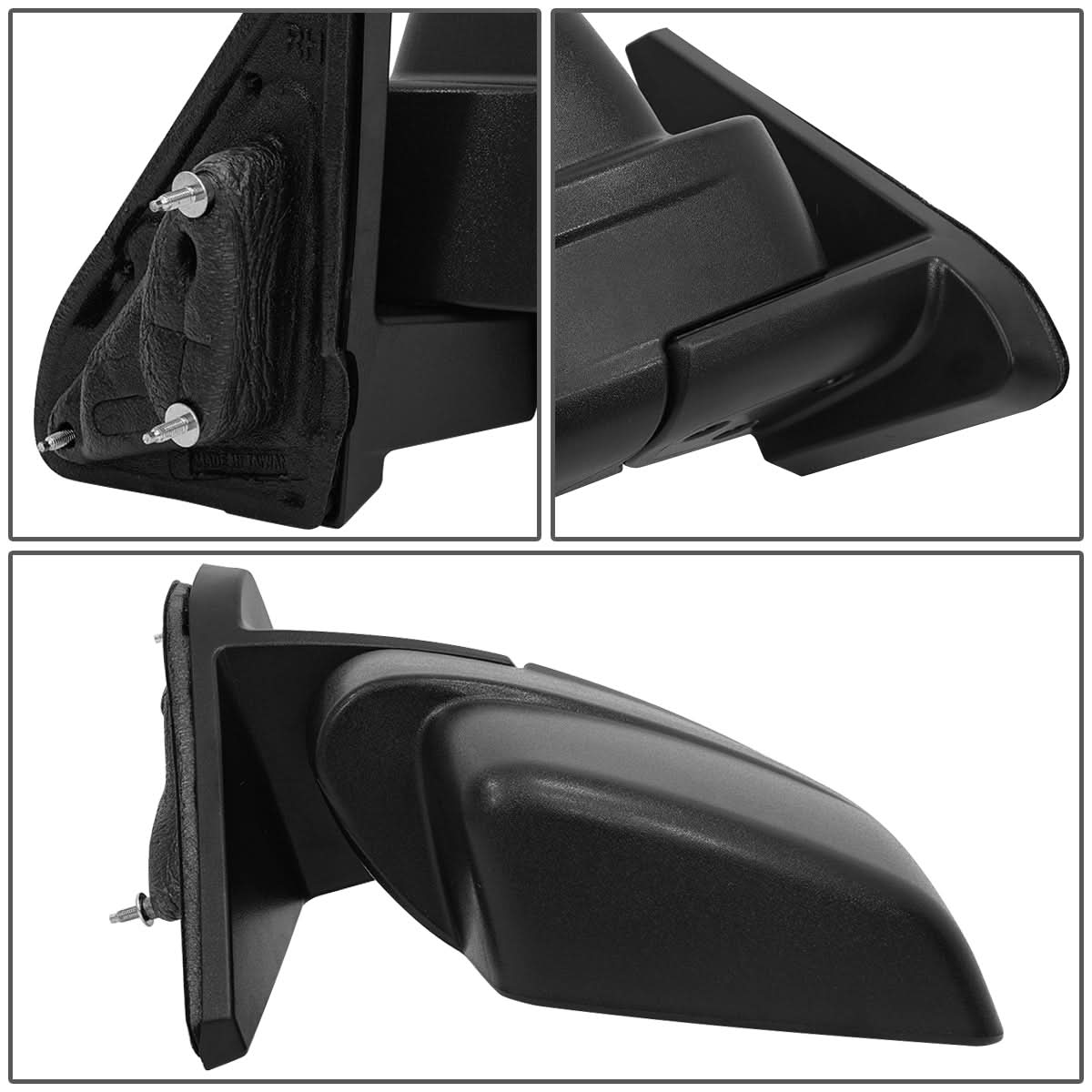 07-17 Jeep Patriot OEM Style Manual Side Mirror - Textured Black Right