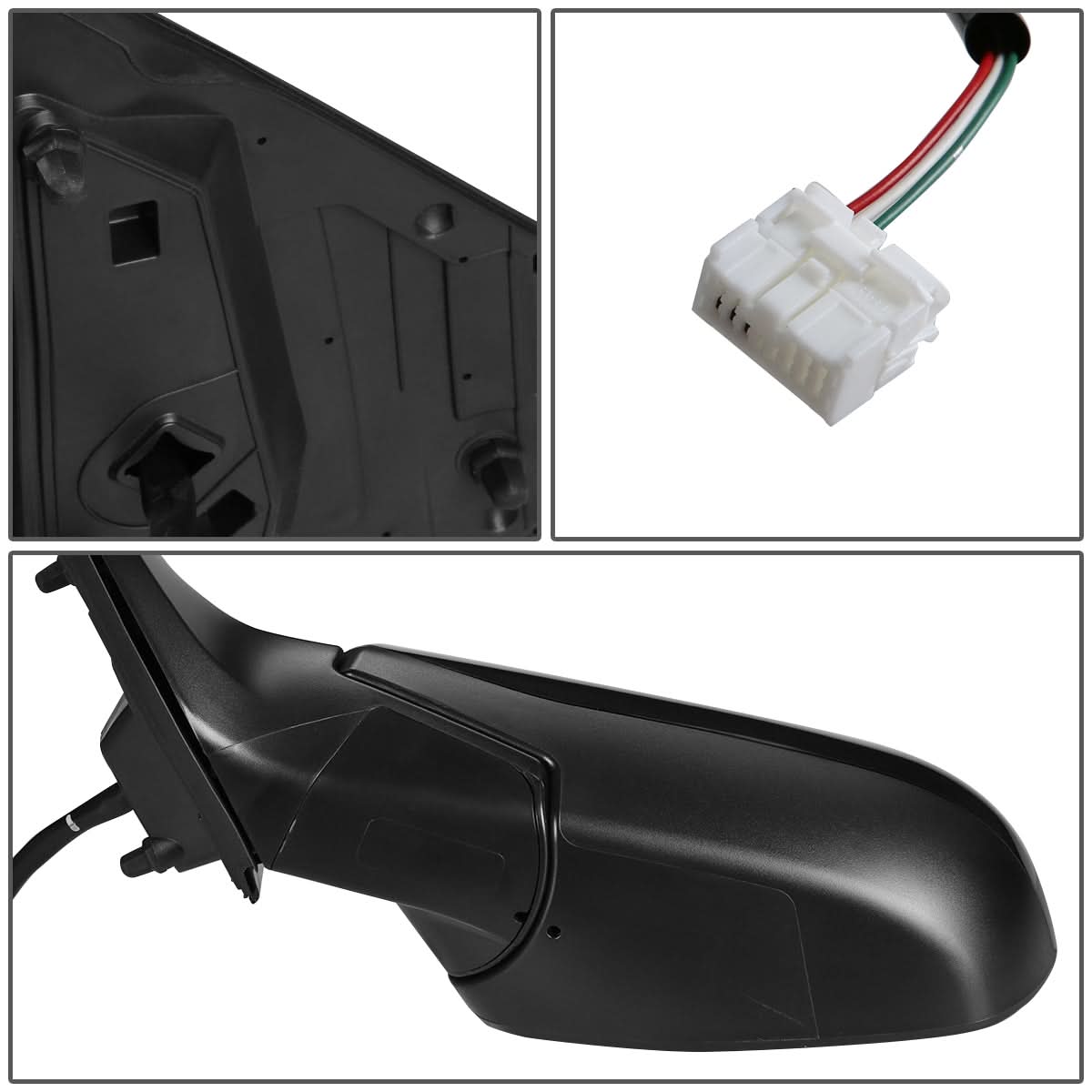 2012-2016 Honda CR-V OEM Powered Left Side Mirror - Textured Black