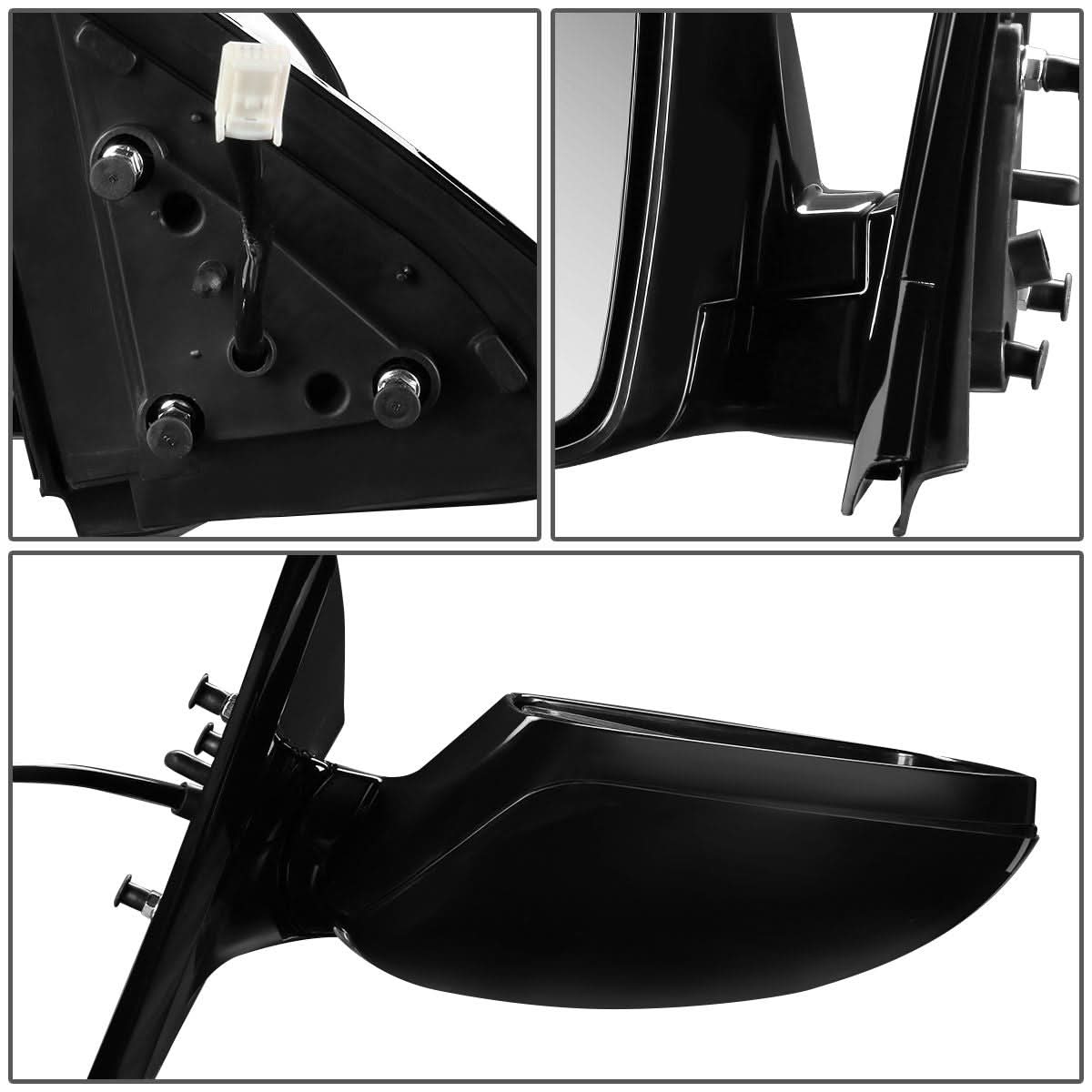 2013-2016 Nissan Pathfinder OEM Powered Side Mirror - Left - Black
