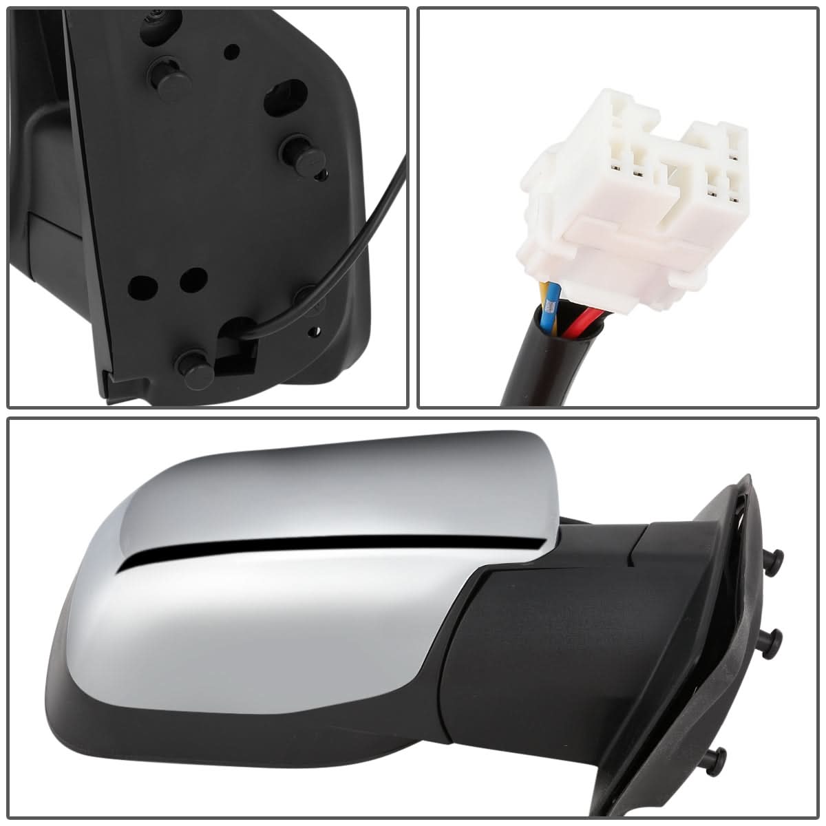 04-15 Nissan Titan/Armada & Infiniti QX56 Chrome Heated Power Mirror