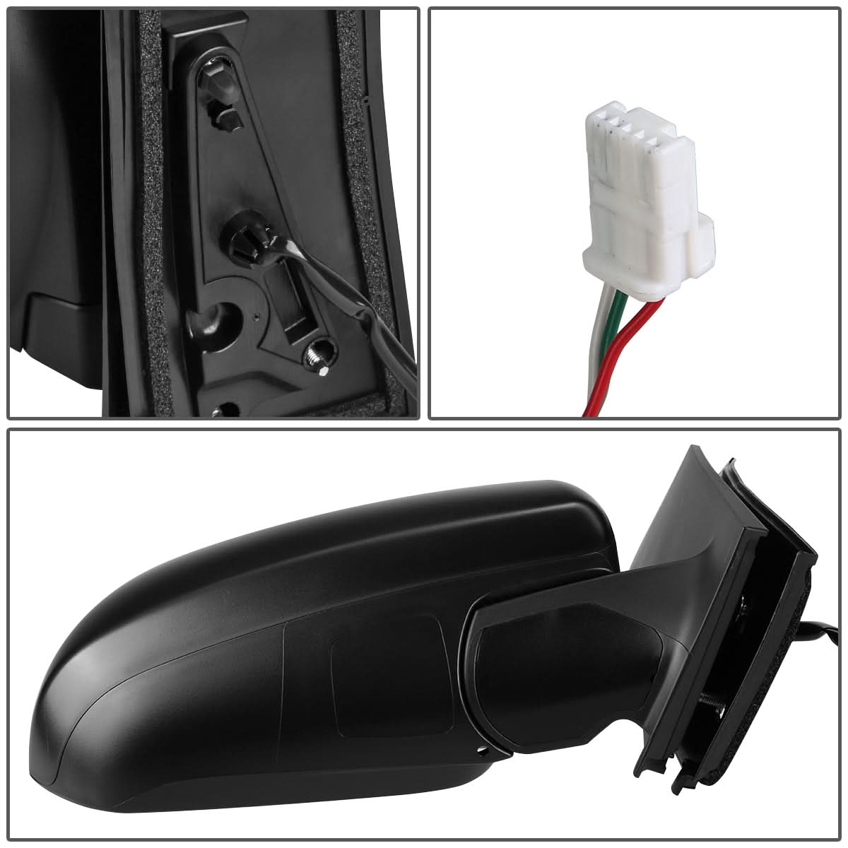 2011-2014 Toyota Sienna OEM Powered Side Mirror Right Black