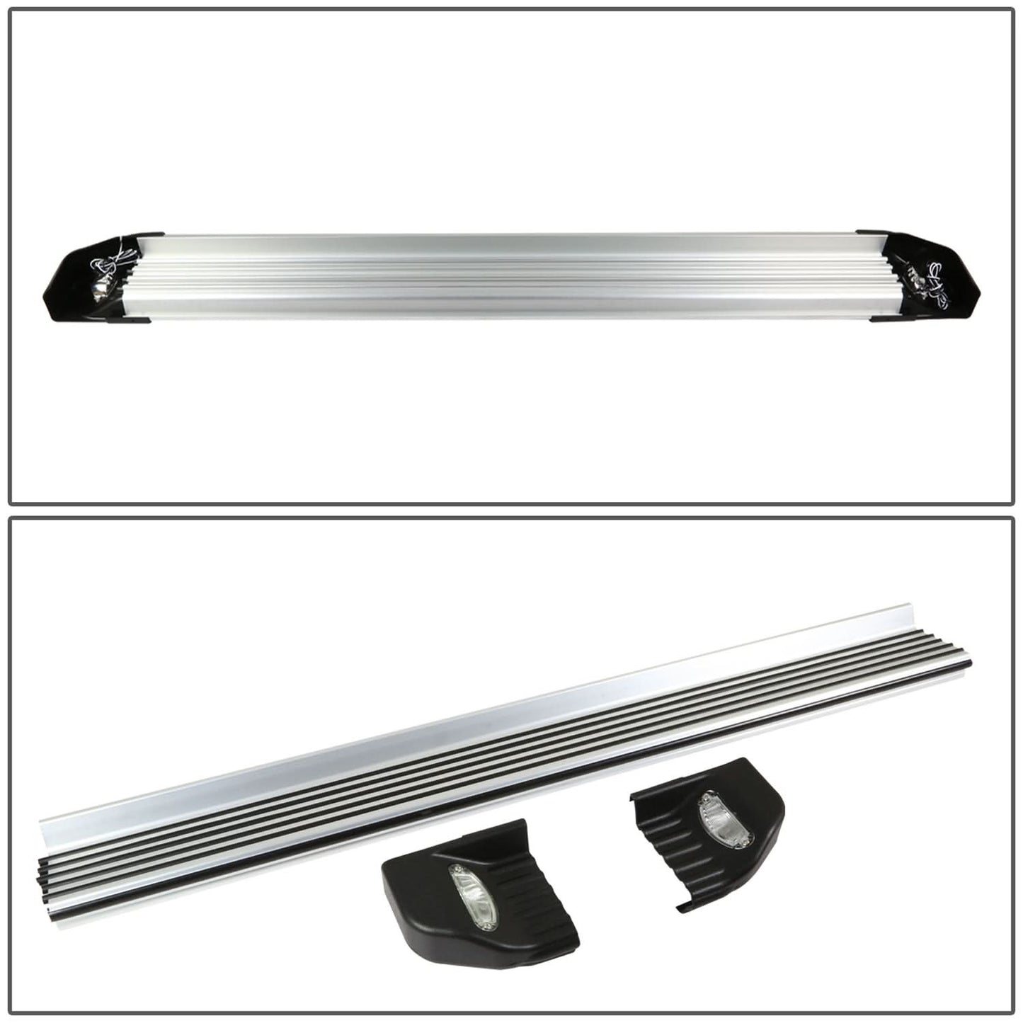 09-15 Honda Pilot Aluminum Running Boards 5.25" with Lights