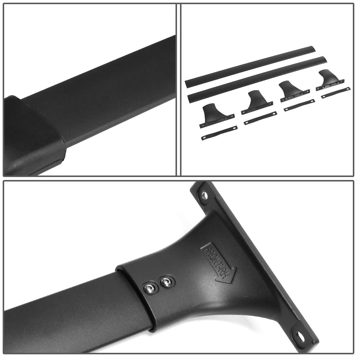 2011-2018 Infiniti QX70 FX35 FX37 Roof Rack Cross Bars Black