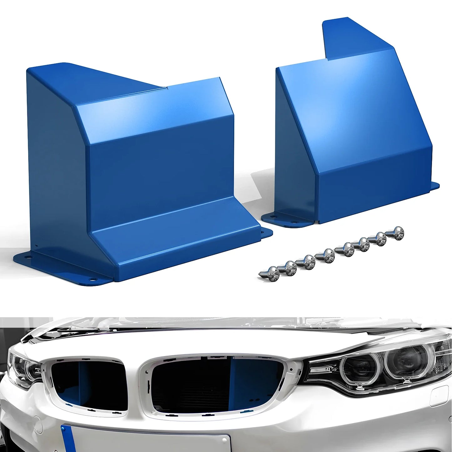 Air Intake Scoops for BMW F20 F30 F32 F36 F87 – Aluminum Cold Air Duct Upgrade