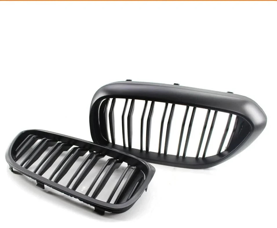Gloss Black Double Slat Kidney Grille for BMW 5 Series G30 G31 520i 530i 540i M5 (2017–2020) – Front Racing Grilles Upgrade