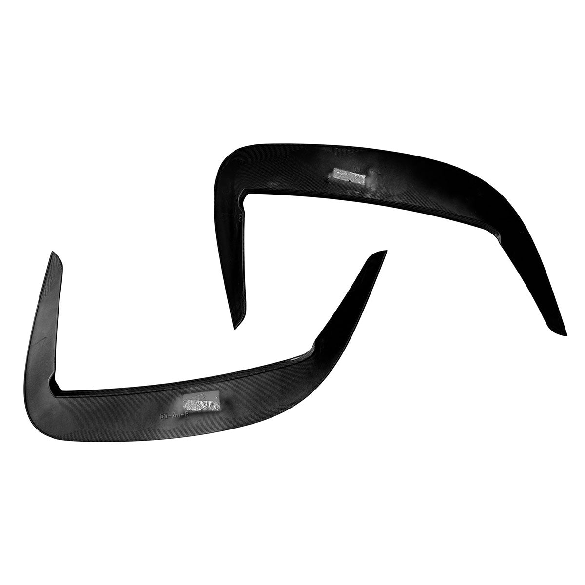 2015-2023 Dodge Charger IKON2 Side Fin Vents Carbon Fiber Print ABS