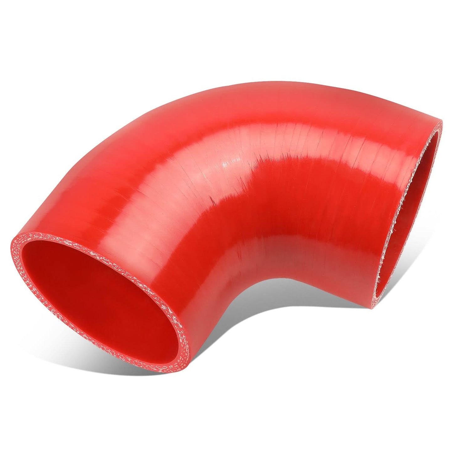 2.75" 90 Degree Silicone Hose 3-Ply Red