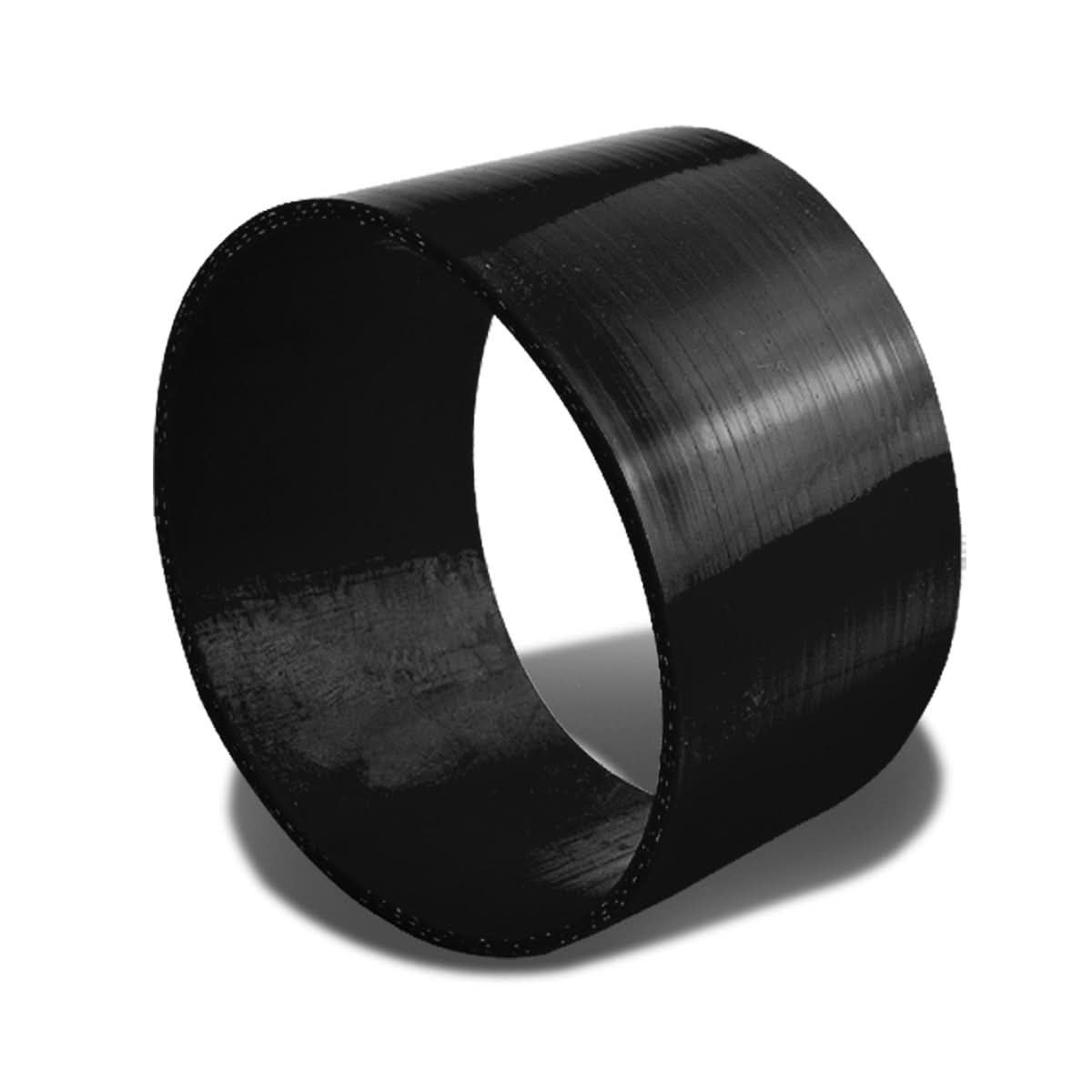 3.75" 3-Ply Silicone Hose Straight Black