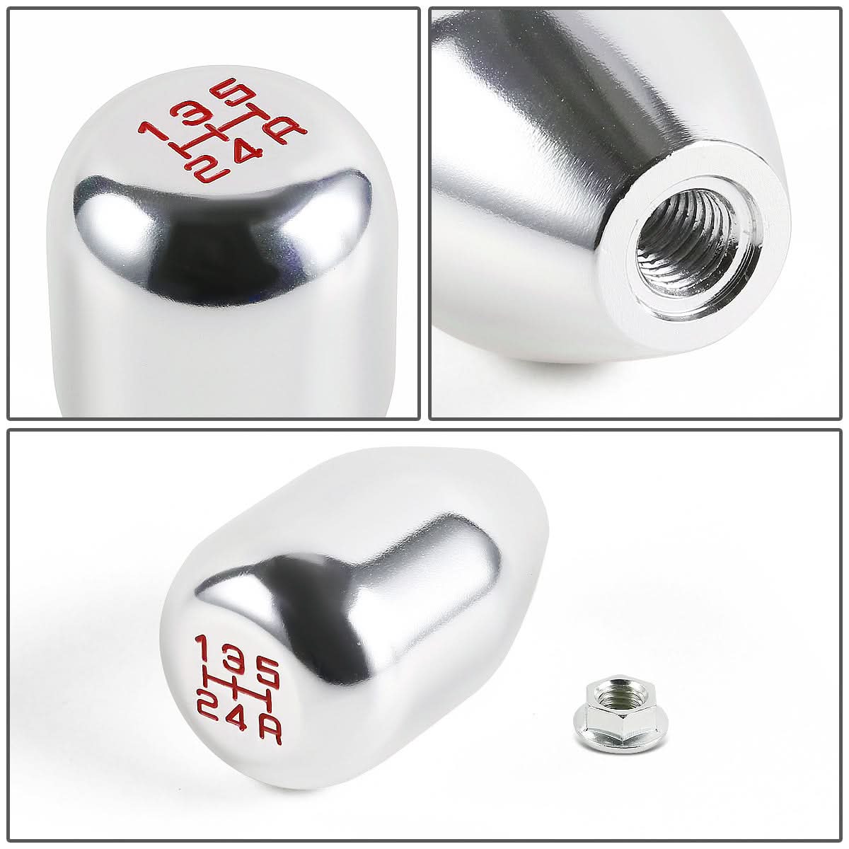 Honda / Acura 5-Speed Shift Knob - Silver