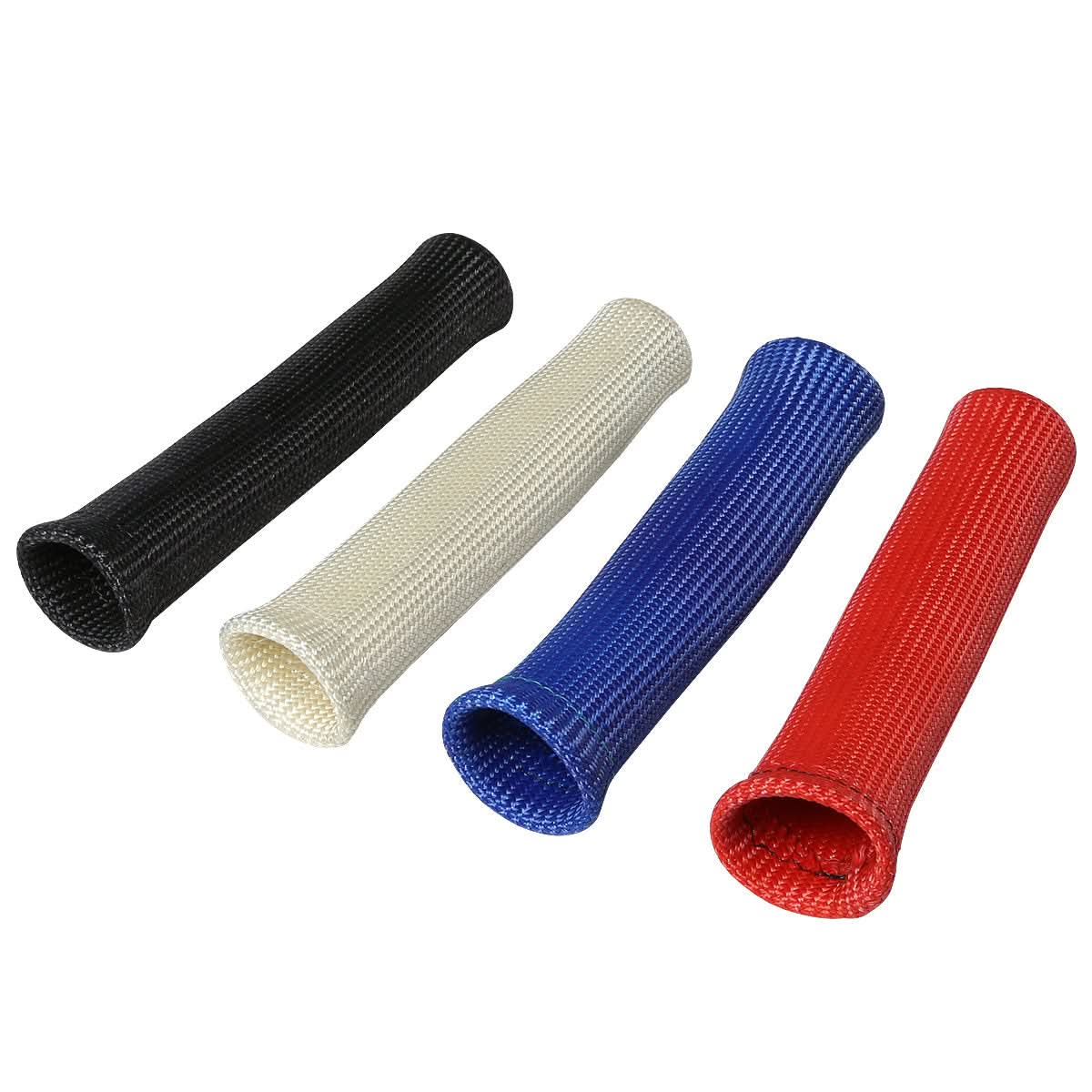 Universal Spark Plug Heat Wrap Blanket 6 Inch Titanium Silicone