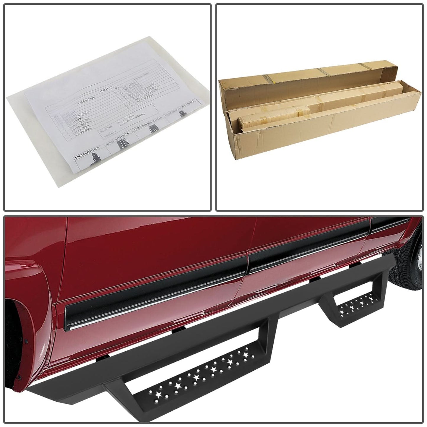 07-18 Chevy Silverado GMC Sierra Drop Down Step Bar Extended Cab