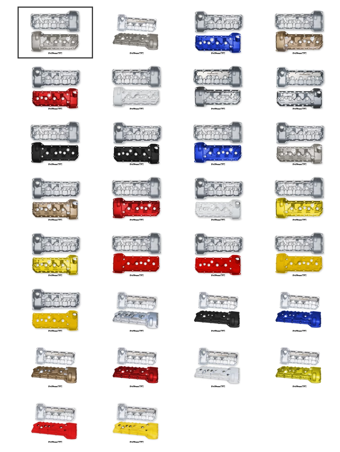 MLT Engineering S65 Full Billet CNC Aluminum Valve Covers