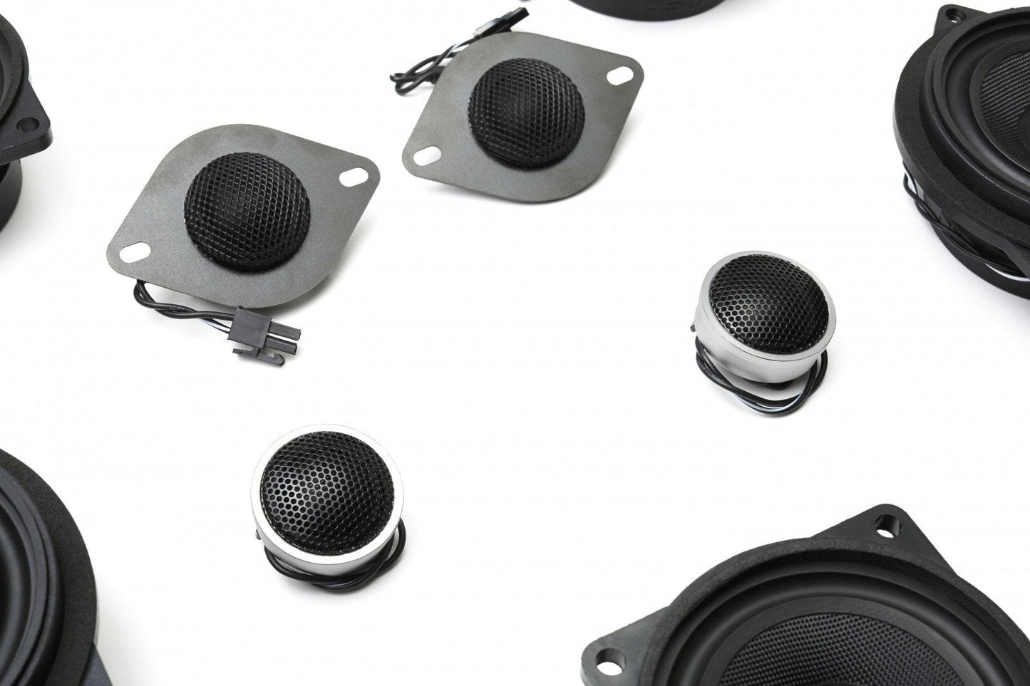 BACKORDERED - SHIPS SECOND HALF OF JULY - RECOMMEND YOU ORDER NOW, LIMITED FUTURE INVENTORY - Stage One BMW Speaker Upgrade for E90 Sedan with Individual / High End Audio