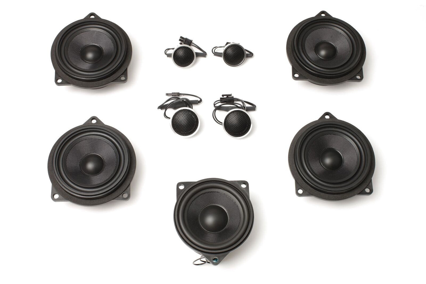 BACKORDERED - SHIPS SECOND HALF OF JULY - RECOMMEND YOU ORDER NOW, LIMITED FUTURE INVENTORY - Stage One BMW Speaker Upgrade for E93 Convertible with Individual / High End Audio