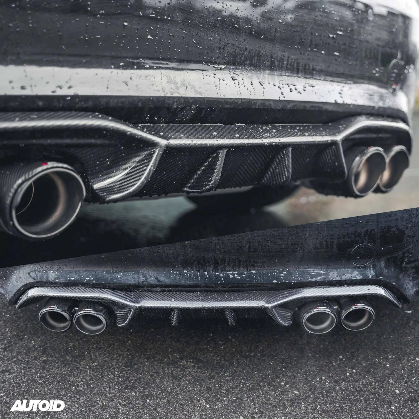TRE by Auto ID Pre-preg Carbon Fiber Competition Rear Diffuser for BMW M2 & M2 Competition (2015-2021, F87)