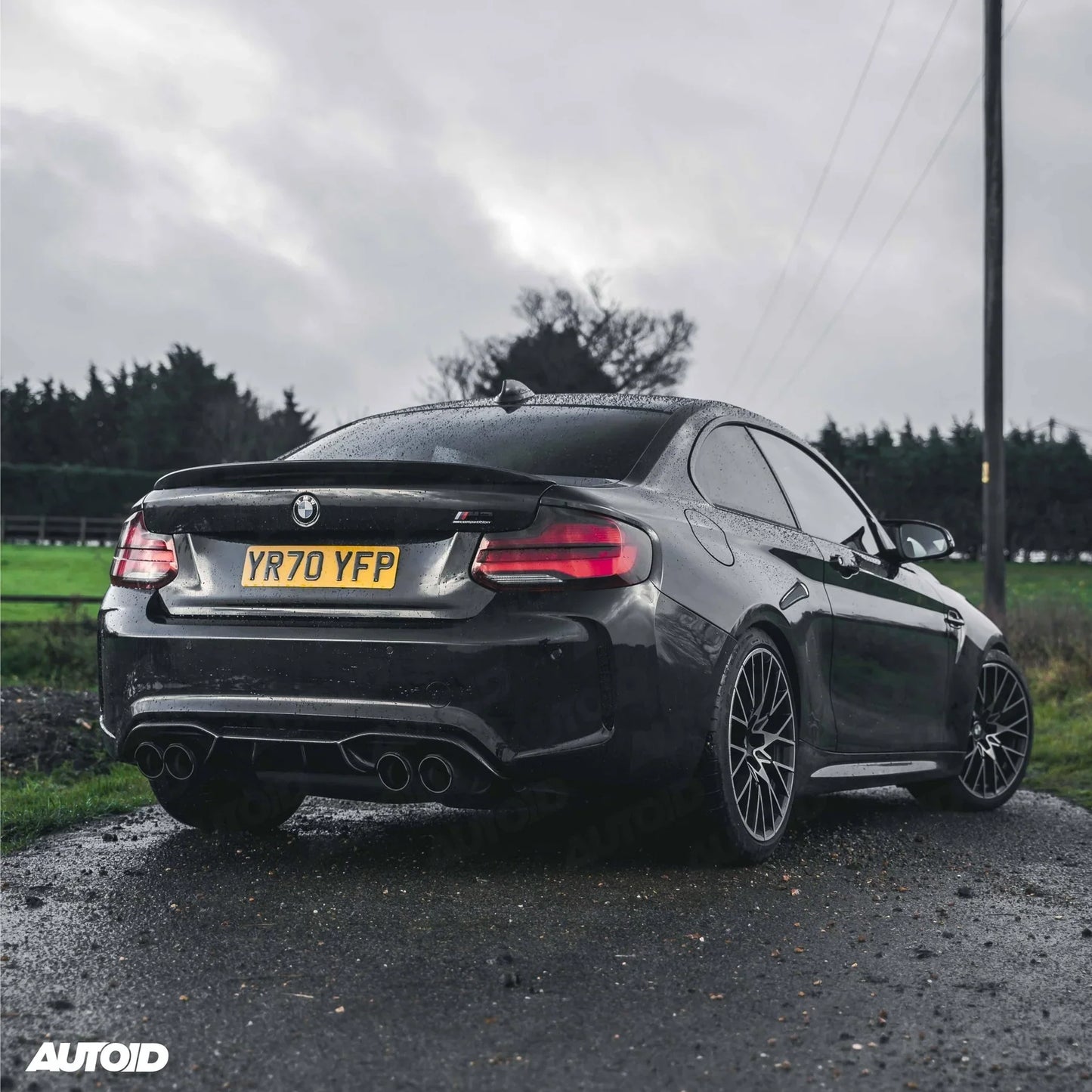 TRE by Auto ID Pre-preg Carbon Fiber Competition Rear Diffuser for BMW M2 & M2 Competition (2015-2021, F87)