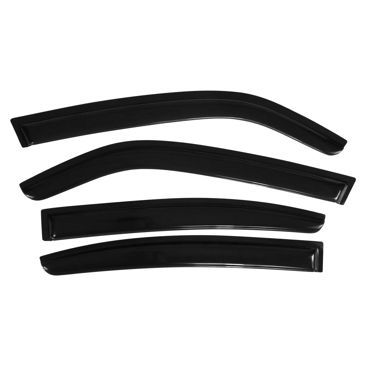 2006-2010 Dodge Charger Tape on Visor Window Rain Guard Acrylic