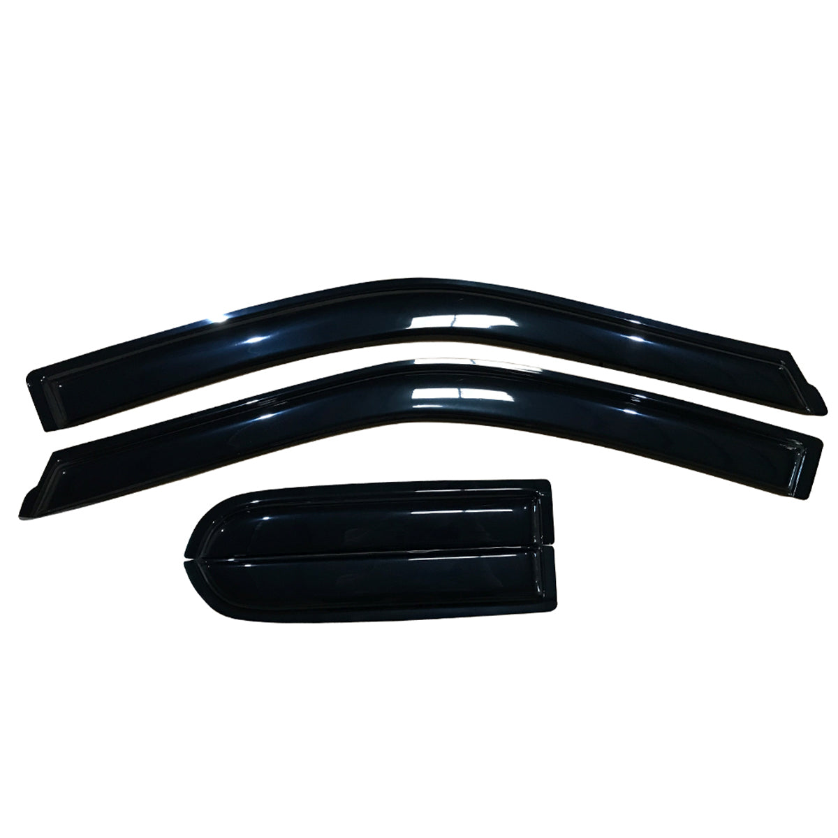 2015-2025 Ford F-Series Extended Cab Slim Style Window Visor Acrylic