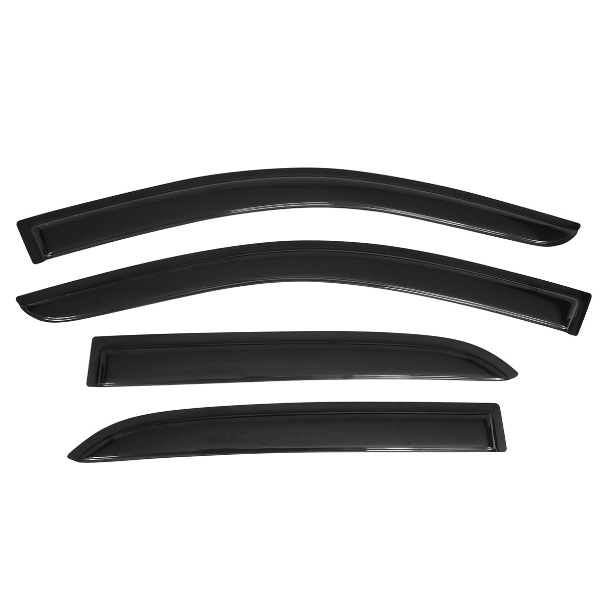 2003-2007 Honda Accord 4Door Acrylic 4PC Tape On Window Visors Guard