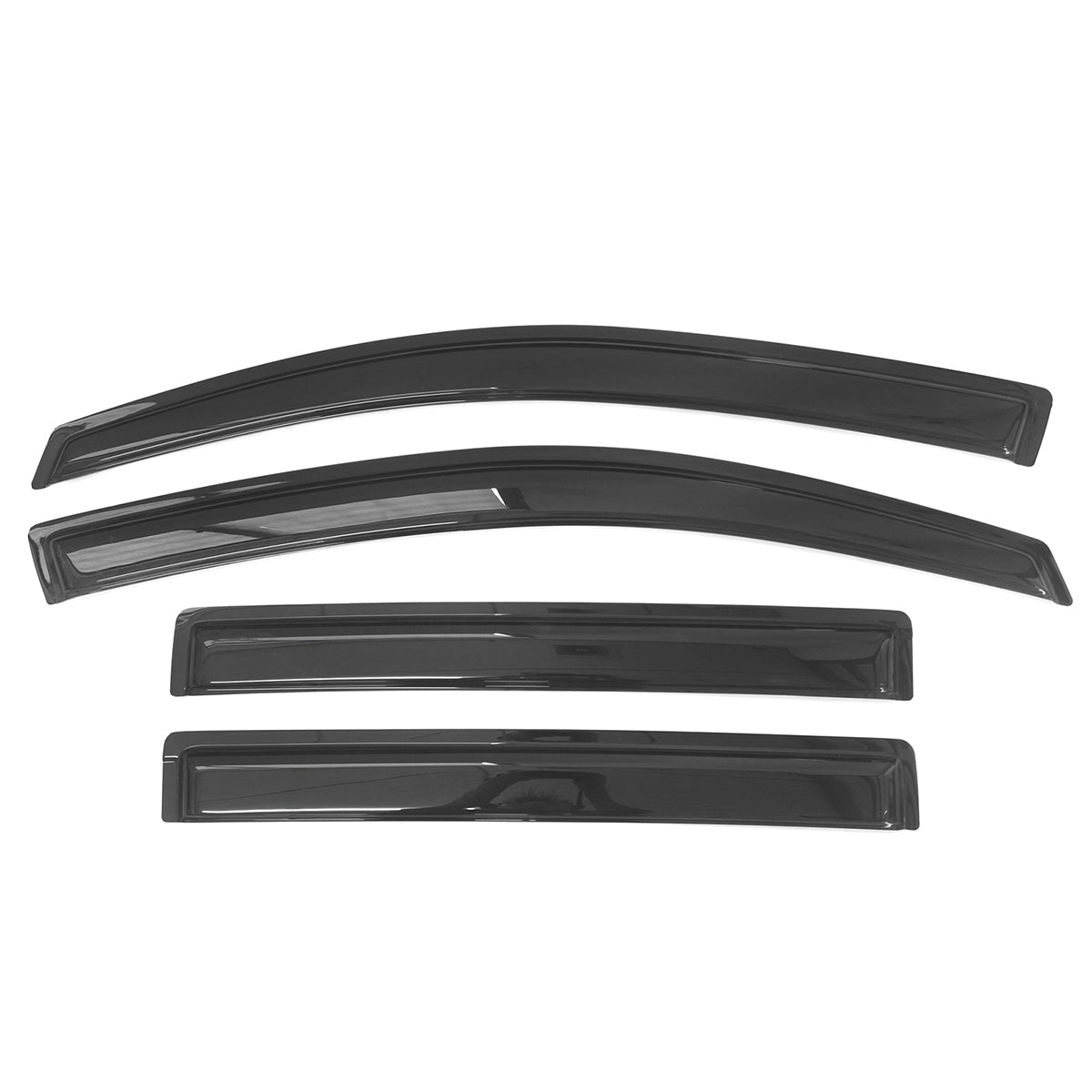 2004-2016 Nissan Armada Slim Style Smoke Visor Window Rain Guard Acryl