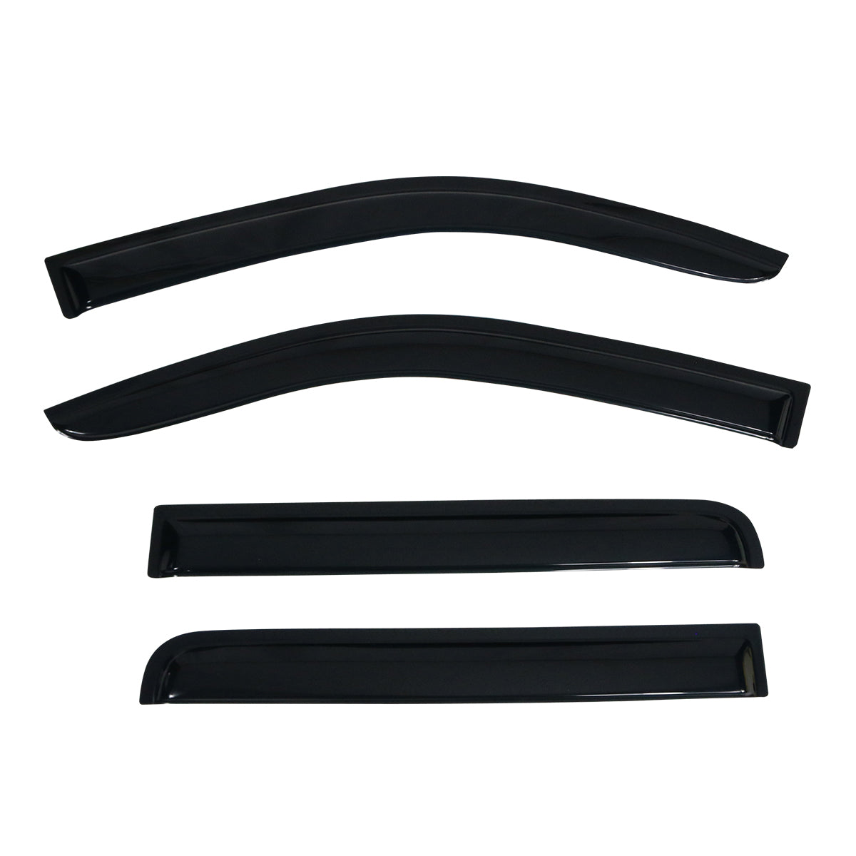 2005-2020 Nissan Frontier Slim Style Smoke Tinted Visor Window Acrylic