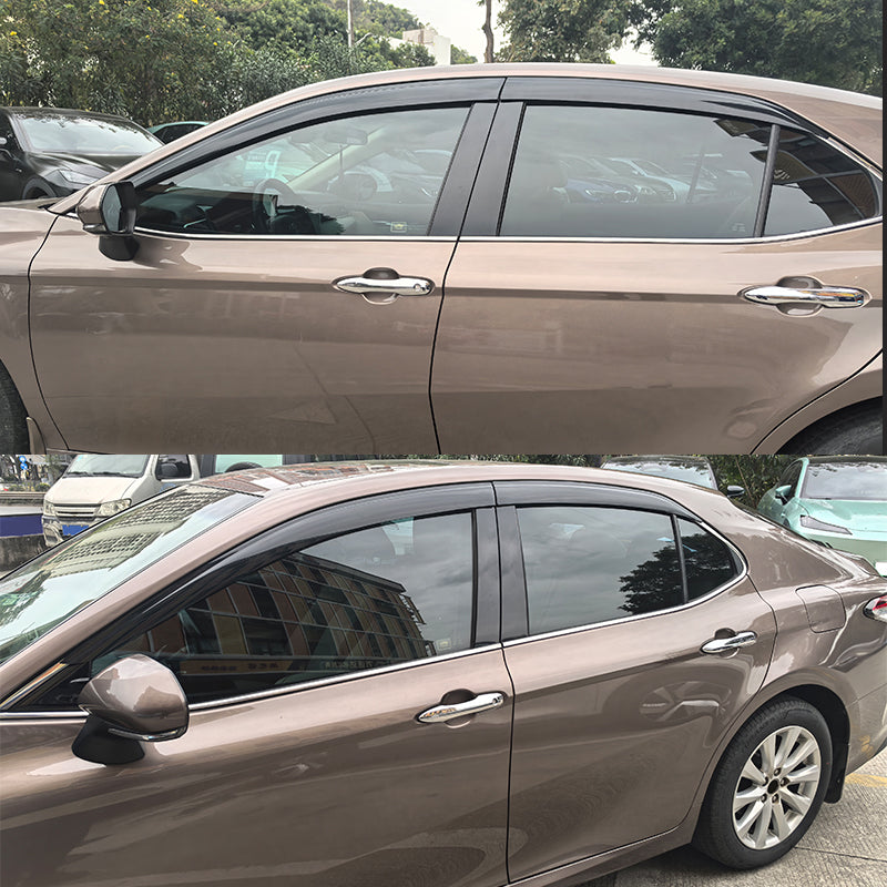 2018-2024 Toyota Camry Low Profile Style Tape on Window Visors Guards