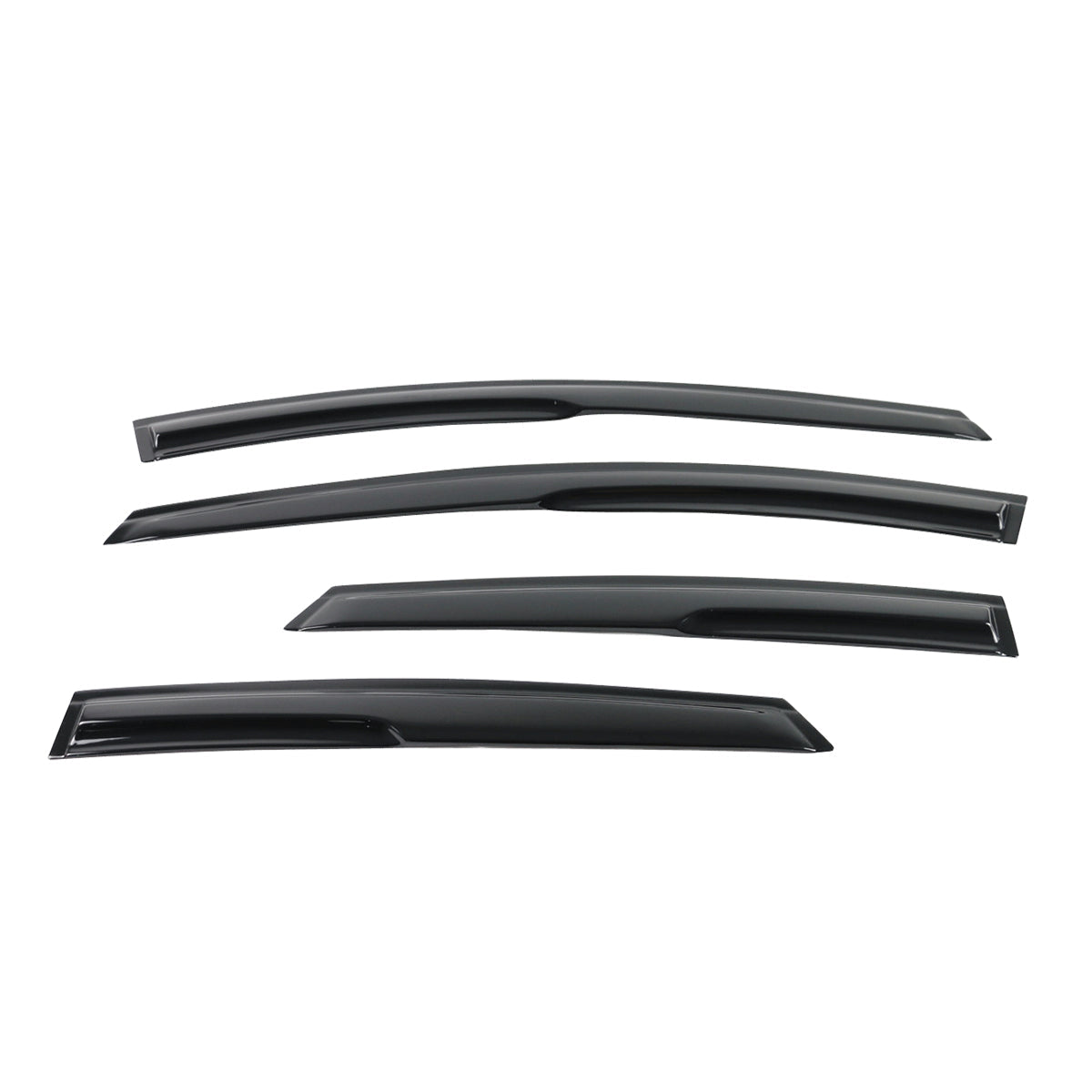 2008-2011 Ford Focus 4Door Acrylic 4PC Tape On Window Visors Guard