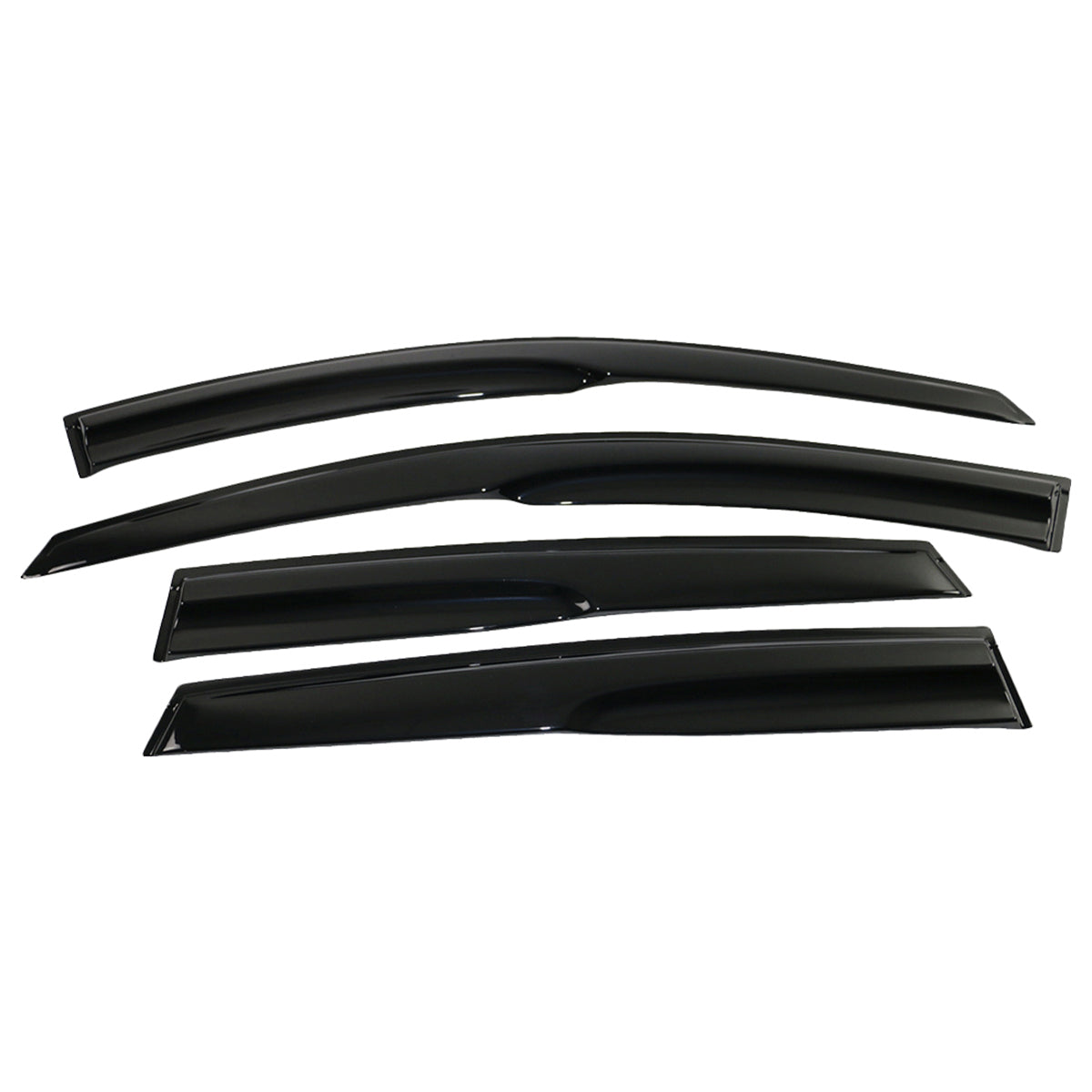 2007-2011 Honda CRV Acrylic 4PC Window Visors Tape On Rain Guard