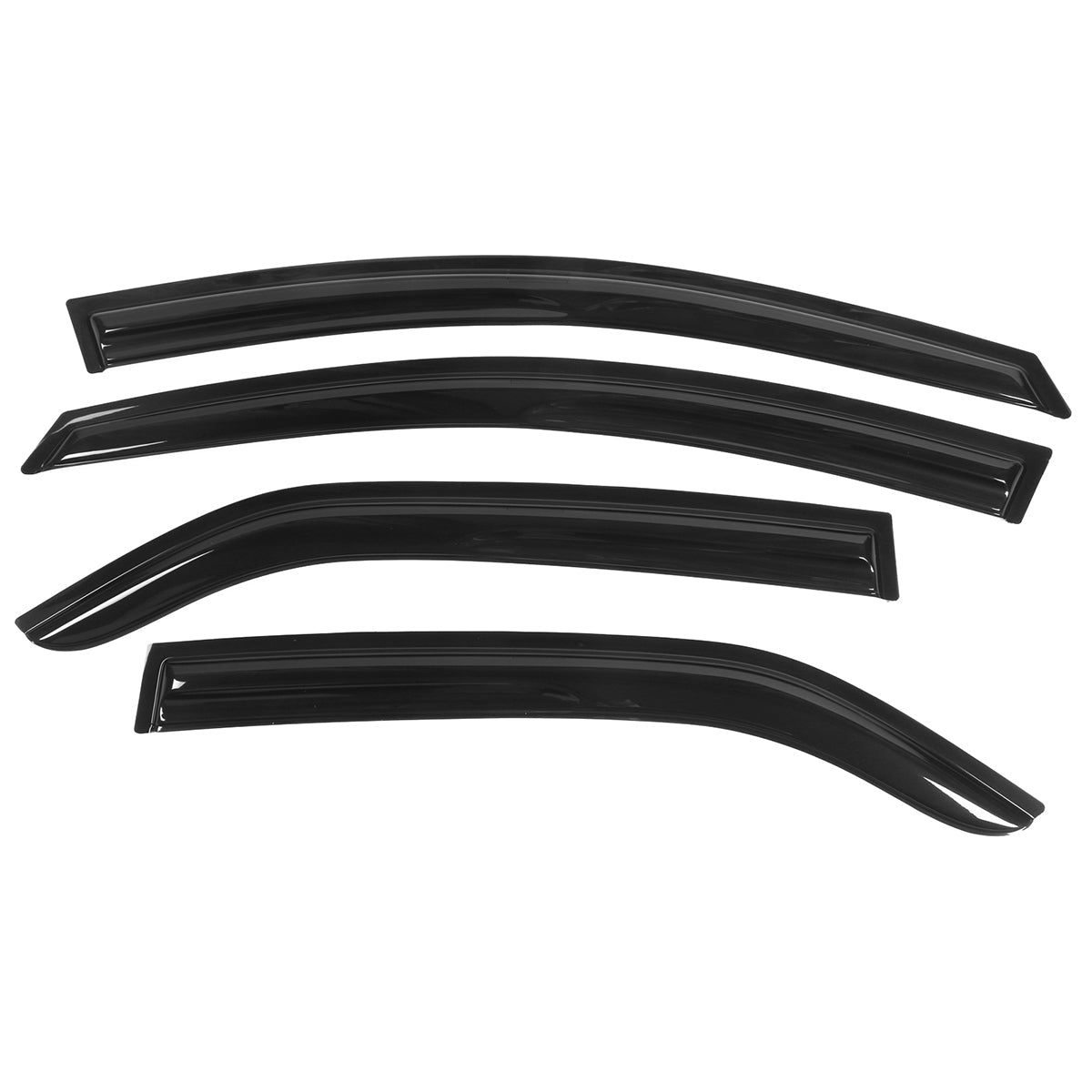 2009-2013 Kia Forte Sedan Mugen Style Tape on Window Visors Acrylic
