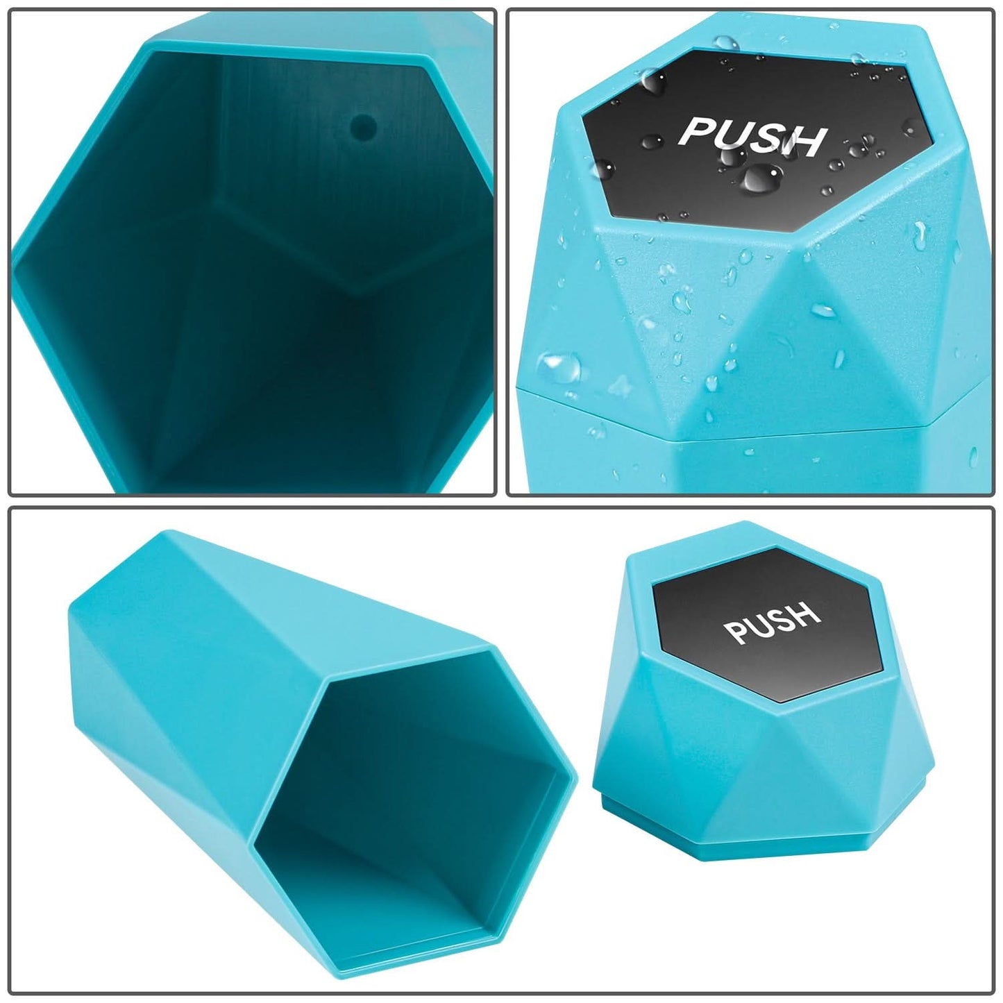 Vehicle-Mounted Garbage Can - Tiffany Blue