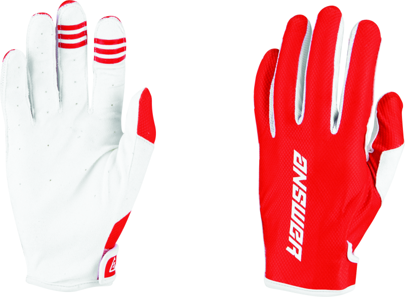 Answer Ascent Glv Redwht Yxs 446571