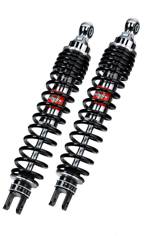 Bitubo Suspension Bitubo WGE0 Twinshocks Adjustable: Spring Preload, Rebound, Black Spring SC203WGE02