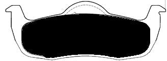 Porterfield Brake Pads for 2007 JEEP COMMANDER