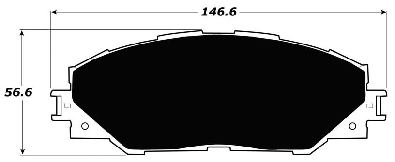 Porterfield Brake Pads for 2017 TOYOTA RAV4 w/ 296mm Front Disc