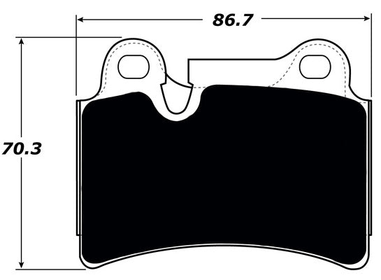 Porterfield Brake Pads for 2007 VOLKSWAGEN TOUAREG V6 3.6L w/330mm Front Discs
